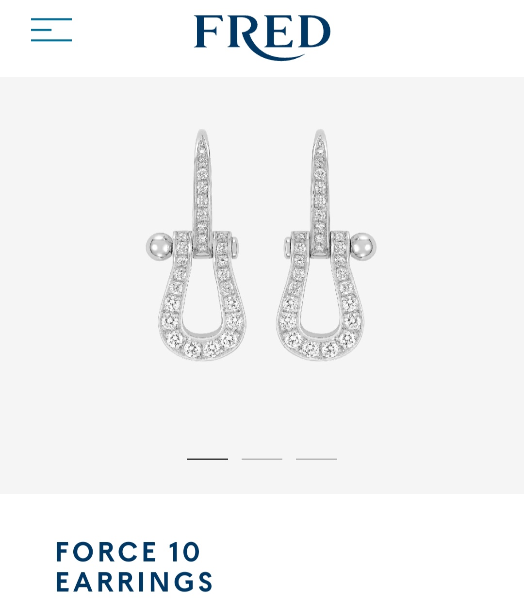 Fred Force 10 earrings