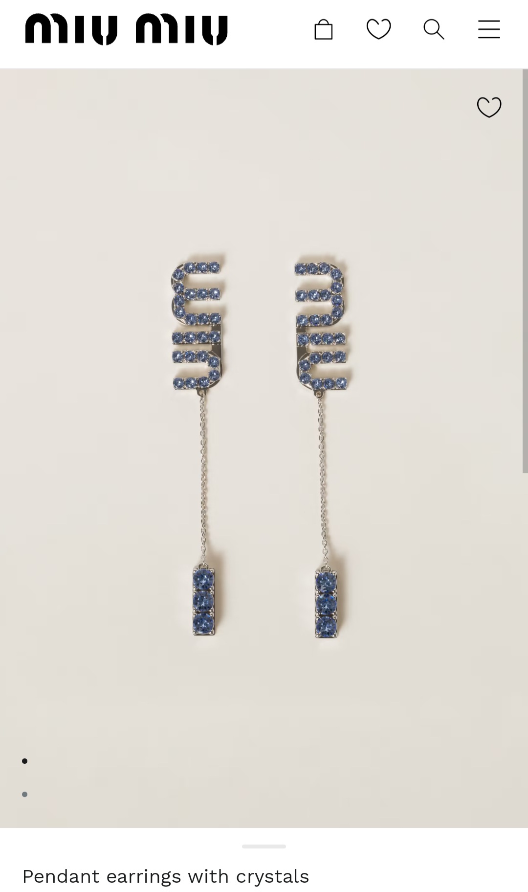 miu miu earrings