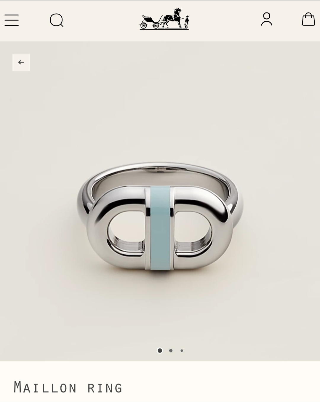 Hermes Maillon ring