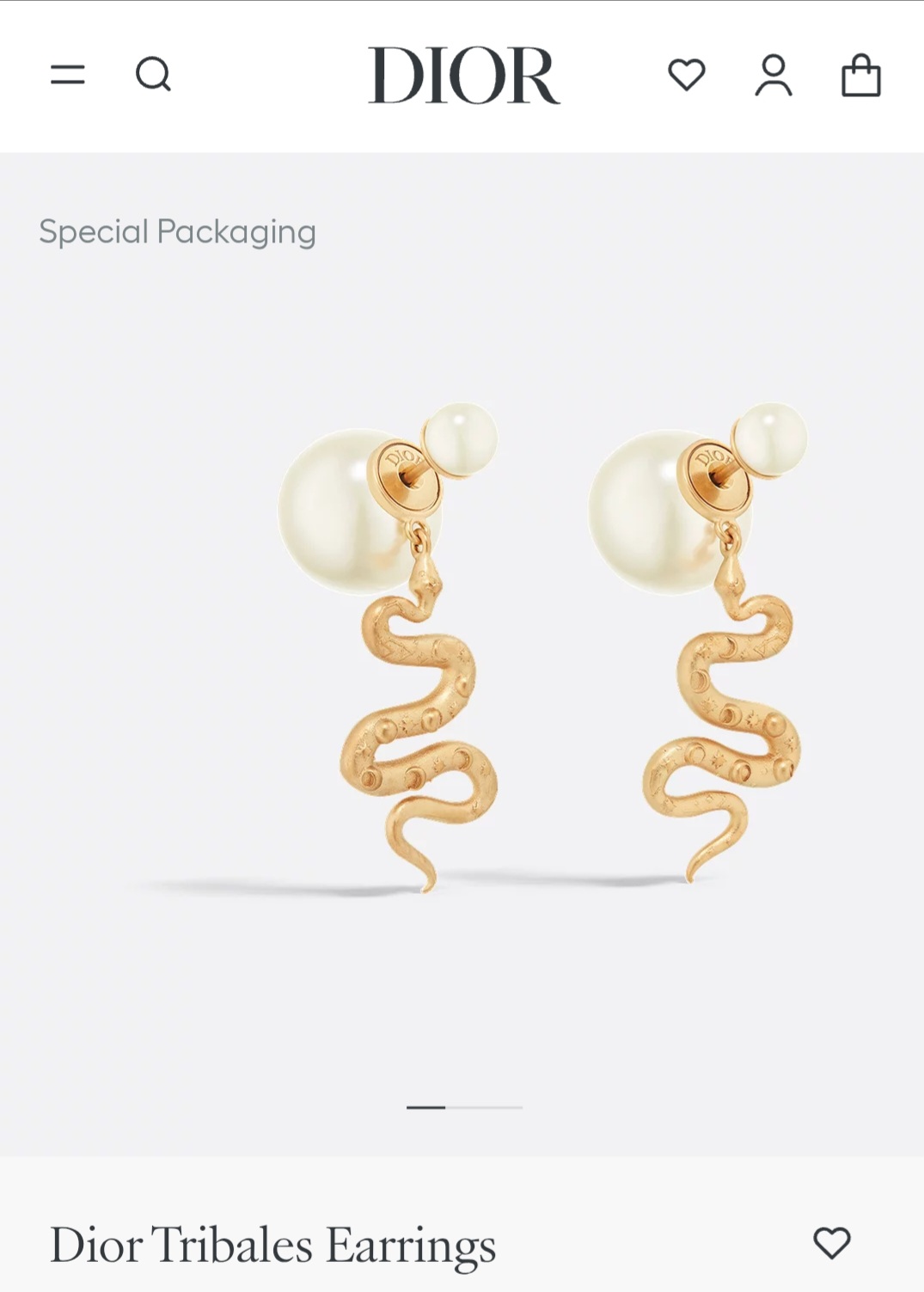 Dior Tribales Earrings